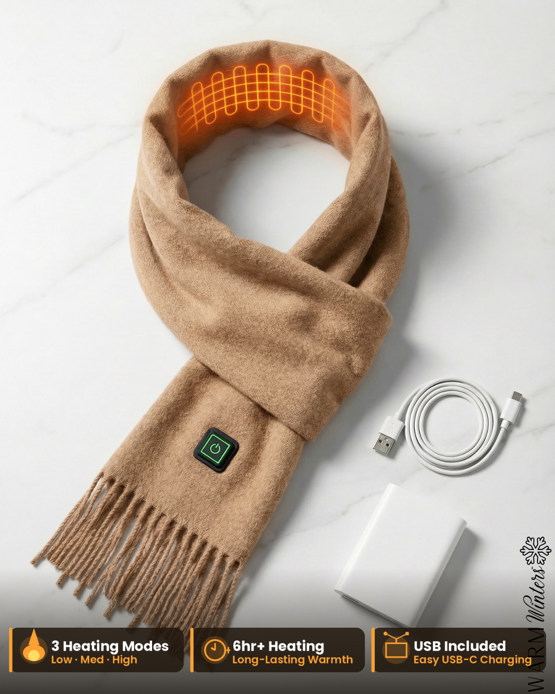 Winter Heated Scarf